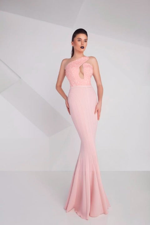 Gaby Charbachy GC 612 Light Pink Mermaid Dress
