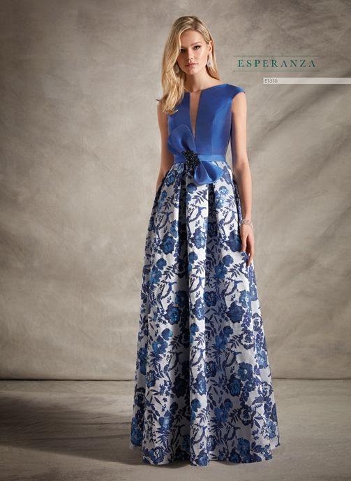 Blue Garden Gown - Rofial Beauty