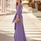 HigarNovias E1508 Elegant Luxurious Purple Dress