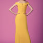 Gemy Maalouf ED1577LD Off Shoulder Yellow Elegant Gown