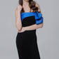 MNM Couture N0463 Gorgeous Black and Blue Long Gown