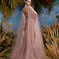 Back View of Pink Olyamak Penelopa Dress - Rofial Beauty