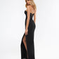 Back View of Black Azurin Prom Dress - Rofial Beauty