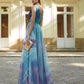 HigarNovias A2322 Ocean Shadow Colorful Guest Gown