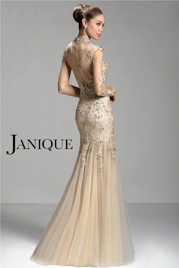 Janique Heavily Embroidered Dress - Rofial Beauty